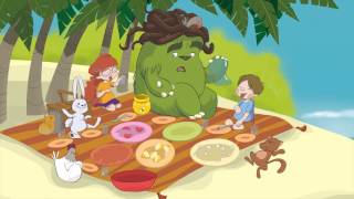 Cuentos en inglés para niños con Greenman and The Magic Forest Nivel B Unidad 6 – Rain Water [upl. by Lizzie]