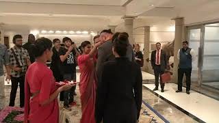 WWE star Braun Strowman Grand Welcome In India [upl. by Nnylecoj]