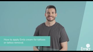 How to Apply Emla  Tattoos Male [upl. by Murielle39]