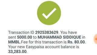 How To Send Money easypaisa to jazzcash and Mobicash Account [upl. by Enelyad]