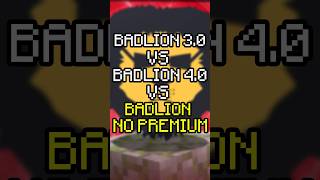 Badlion Client 30 vs Badlion Client 40 vs Badlion Client No Premium hypixel [upl. by Georgiana]