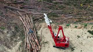 Madill 124 at work in the Hawkes Bay region of NZ  Porter Equipment [upl. by Tireb]