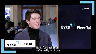 Harrison Hochman CoFounder amp CEO of Sparrow joins NYSE Floor Talk Executive Networking  72023 [upl. by Guria]