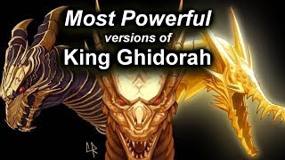 Top 9 Most Powerful Versions of King Ghidorah  Ranking Ghidorah Species [upl. by Doria]