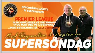 Genomgång amp Analys av Europatipset  Supersöndag LIVE [upl. by Lacym248]