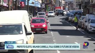 Prefeito eleito Wilmar Carrelli fala sobre o futuro de Videira [upl. by Anoiuq235]