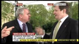 Adam Boulton and Alastair Campbell live tv fight [upl. by Hickie]