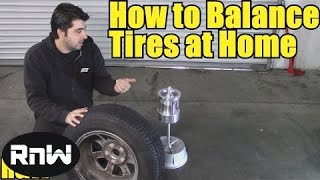 How to Balance a Tire Yourself  Using a Bubble Balancer by Harbor Freight [upl. by Anatniuq18]