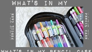 whats in my pencil case amp demos 2018  Lihit Lab Pencil Case [upl. by Atinoj417]