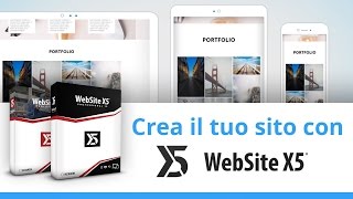 Come Creare un Sito Web in 5 passi con WebSite X5 13 [upl. by Tooley]