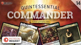 MTG Quintessential Commander 14  Emiel vs Belbe vs Edgar Markov vs Wort  4player EDH gameplay [upl. by Alica]