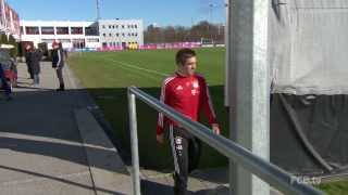 Fun at FC Bayerns training session [upl. by Geiss]