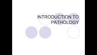 Introduction to pathology and cell injury 1 [upl. by Nicholle60]