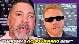 Oscar De La Hoya ADDRESSES BEEF WITH CANELO RESPONDS TO RYAN GARCIA DRAMA [upl. by Ronoel]