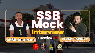 SSB mock Interview Live  4  AFSB Aspirant Must join and watch [upl. by Erehs]