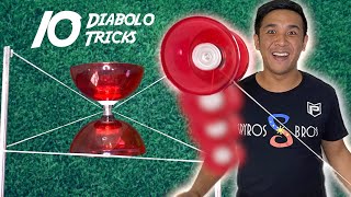 Learn 10 Diabolo Tricks in 5 Minutes Beginners  Diabolo Tutorial 1 [upl. by Daveta]