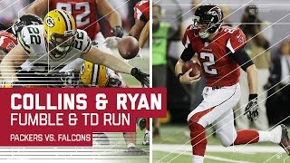 Collins Forced Fumble Leads to Matt Ryan TD Run  Packers vs Falcons  NFC Championship Highlights [upl. by Steve]