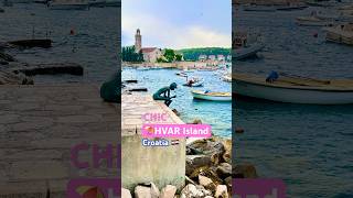 ⛱️Chic HVAR Island in Croatia Summer Resorts amp Nightlife traveleurope hvar 크로아티아 흐바르섬 최고휴양지 유럽여행 [upl. by Janet548]