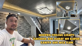 MODERN CEILING LIGHTS  GAGANDA ANG BAHAY MO KAPAG GANITO ANG MGA ILAW MO [upl. by Eimoan]