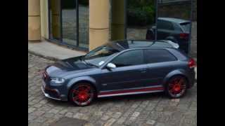 AUDI RS3 CONVERSION FROM STANDARD A3 MODEL BY XCLUSIVE CUSTOMZ [upl. by Odicalp]