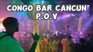 Cancun Nightlife Party Mexico Congo Bar Cancun MX [upl. by Atilol]