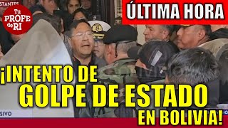 ÚLTIMA HORA ¡GOLPE DE ESTADO EN BOLIVIA EVO Y LUCHO EN ALERTA MÁXIMA [upl. by Jahdiel651]