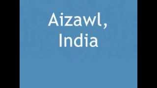 How to pronounce Aizawl [upl. by Ahsikrats]