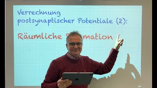 Verrechnung postsynaptischer Potentiale 2 Räumliche Summation 2022 [upl. by Etolas]