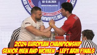 2024 EUROPEAN CHAMPIONSHIP – SENIOR MEN AND WOMEN  LEFT ARM FINALS [upl. by Vernen]