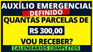 SURPRESA BOA E OFICIAL VEJA QUANTAS PARCELAS DE R 30000 VOCÊ TERÁ DIREITO DO AUXÍLIO EMERGENCIAL [upl. by Einej499]