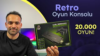 20000 TANE OYUN RETRO 4K GAME STİCK İNCELEMESİ [upl. by Ob]