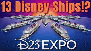 Disney Cruise Lines MASSIVE Expansion Plans D23 2024 Announcements [upl. by Eniamrehs]