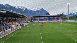 FC Vaduz  FC Stade Nyonnais 13 Rheinpark Stadion 17032024 [upl. by Acinhoj600]