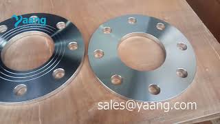 DIN 2576 A182 F304L Plate Flange DN80 PN16  wwwyaangcom [upl. by Dnalevelc850]