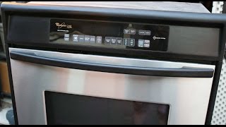 Whirlpool Accubake self cleaning double oven demonstration [upl. by Bevers]