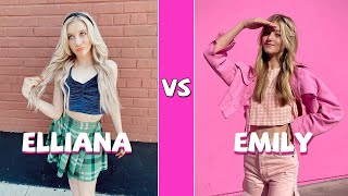 Elliana Walmsley Vs Emily Dobson TikTok Dances Compilation 2021 [upl. by Evelin537]