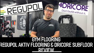 Gym Flooring  Regupol Aktiv Flooring amp Dricore Subfloor [upl. by Asinla172]