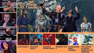 Streamers React to 2023 The Game Awards Game of the Year Winner Moment Reaction [upl. by Lisabet350]