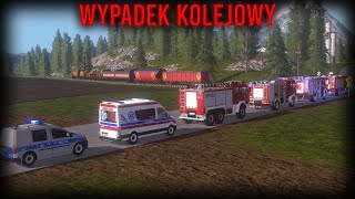 FS17 OSP Na Ratunekquot WYPADEK KOLEJOWY  DAILY22 [upl. by Rodnas]