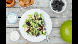 Geitenkaas salade met bramendressing [upl. by Yenrab]