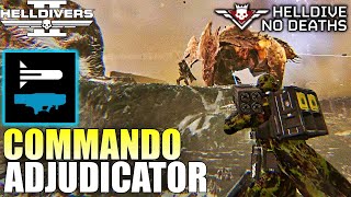 Helldivers 2  MLS4X Commando amp Adjudicator Gameplay No commentary Max difficulty No deaths [upl. by Ephrem]