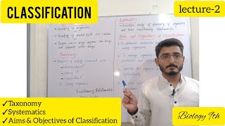 CLASSIFICATION  Taxonomy amp Systematics  Aims amp Objectives of Classification  9th Biology [upl. by Mary]