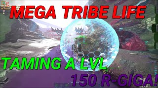 Taming a LVL 150 RGIGA While the Whole Server Tries To Counter  GENESIS 2  ARK SURVIVAL EVOLVED [upl. by Retloc499]