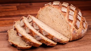 How to Make Delicious Cold Fermented Farmers Bread I NoKnead Recipe [upl. by Nnad]