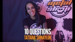 10 questions with Tatiana Shmayluk  JINJER [upl. by Retla]