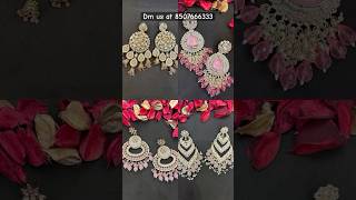 Latest Premium festive collection earrings necklace Collection 2024 wedding collection jewellery [upl. by Nanice777]