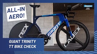 GIANT TRINITY TT PRO BIKE CHECK  TEAM JAYCO ALULA [upl. by Drawyah150]