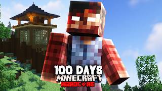 I Spent 100 Days in a REAL LAST OF US Zombie Simulation in Hardcore Minecraft [upl. by Dream]