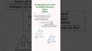 GCSE Chemistry PAPER 1 equations gcsechemistry exam paper1 quantitativeanalysis revision [upl. by Doowron]