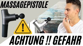 Massagepistole  Die größte Gefahr 1 Verletzungsgefahr [upl. by Anirtruc754]